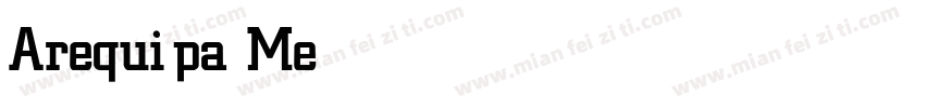 Arequipa Medium字体转换